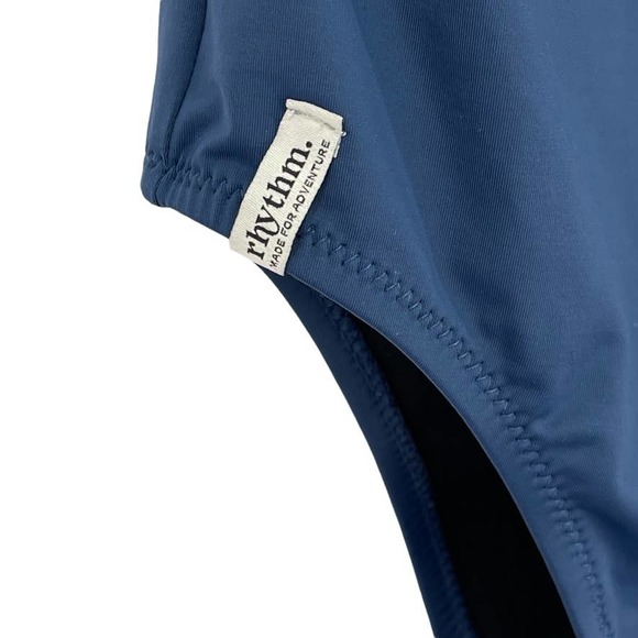 NWT - PACSUN Rhythm My Scoop One Piece Swimsuit Bathing Suit Sea Blue - Size 6 - Picture 6 of 12